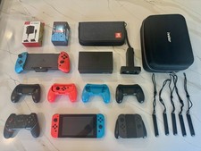 Nintendo Switch Console Bundle Lot - Docks, Controllers, Grips, Cases, Joy-Cons picture