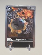 Hagurumon BT2 052 C - Alternate Promo *EXC* Store Champion Foil - Digimon Card picture