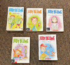 Judy Blume Fudge Series Box Set 5 Books Illustrated Ages 9-12 Scholastic picture