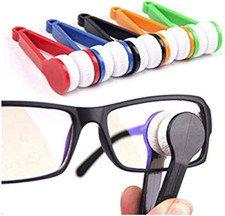 5 PCS Mini Sun Glasses Eyeglass Microfiber Spectacles Cleaner Soft Brush Cleanin picture