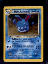 Light Azumarill 13/105 Rare Neo Destiny Pokemon Unlimited Holo Moderately Played picture