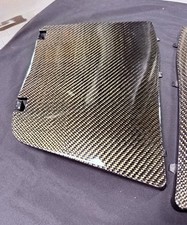 Genuine Infiniti OEM Battery Connector Cover Pair – Custom Real Carbon Fiber picture