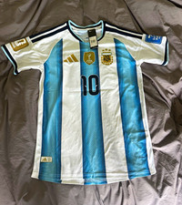 Adidas 2026 World Cup Argentina Home Jersey Lionel Messi #10 Size M New w Tags picture