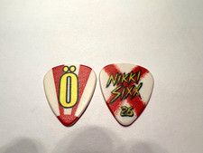 Motley Crue Nikki Sixx 2026 Stage Used Bass Guitar Pick  New York Letter  O RARE picture
