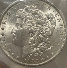 1883 O Morgan Silver Dollar $1 MS Ch BU Choice Brilliant UNC picture