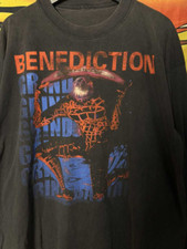 Benediction Band Grind Bastard Album Shirt Cotton Adult S-5XL picture