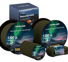1200Lb Paracord Rope, 4.4Mm 15 Triple Strands Paracord, Heavy Duty Tactical Para picture