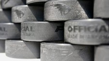 Bulk Blank APEX Game Ice Hockey Pucks Official Regulation 6oz -50ct picture
