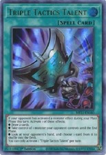 *** TRIPLE TACTICS TALENT *** ULTRA RARE 1ST EDITION MINT/NM MP21-EN143 YUGIOH picture