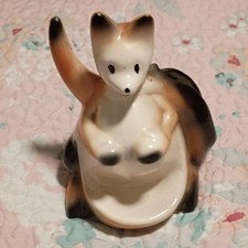 Vintage 1956 Ceramic Boxing Kangaroo Dresser Caddy Valet Pulp Fiction Fine Ent picture