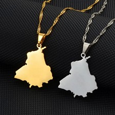 Punjab Map Pendant Necklace picture
