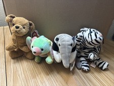Ty Beanie Babies Lot of 4 Blizzard Ants Tuffy Sammy Tags Rare Vintage Retired picture