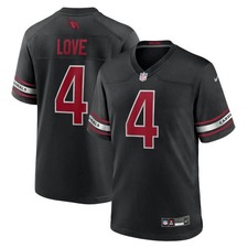  Arizona Cardinals Jeremiyah Love #4 Black Stitched Jersey S-3XL picture