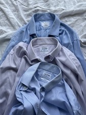 LOT: Three Assorted T.M. Lewin TM Lewin Slim fit 16.5 x 34.5 Shirts picture
