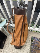 Vintage WESTCHESTER MATCH PLAY GOLF CLUBS SET W/ BAG PITCHING WEDGE 9 IRONS picture