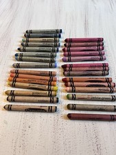 CRAYOLA Crayons Rare Retired Discontinued Indian Red Color Binney & Smith Lot 30 picture