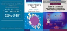 Prescriber's Guide & Stahl's Essential Psychopharmacology & Dsm-5-tr, 3 book Set picture