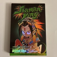 Shaman King Vol 1 Limited Edition 4206/5000 Holo Foil Manga Rare English Jump picture