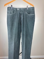 ISAIA Mens Corduroy Casual Pants 31 Waist picture