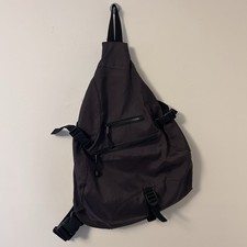 Y2K GAP Sling Bag Dark Brown Single Strap Shoulder Backpack Sling Pack Vintage picture