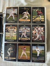 2007 Topps Baseball Complete Set & 2007 Near Complete Update (-16) Set in Binder picture