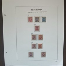 Beautiful Belgium 1929-1996 Back Of Book Super Collection On 25 Davo Pages picture
