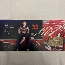 Signed Max Verstappen Photo Card 2015 F1 Dynasty Driver Card RC Rookie  picture