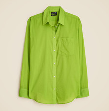 New JCREW Size 6 Garçon Classic Shirt in Cotton Voile in Rich Pear $79 CK047 picture