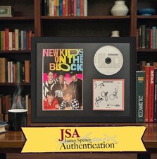 NKOTB Signed CD Insert 