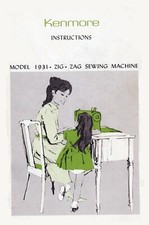 KENMORE 1931, 158.19310, 158.19311 INSTRUCTION / Operating Manual on CD or DWNLD picture