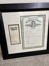 Dated 1941 -Old life Policy picture