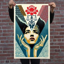 Official OBEY Giant Shepard Fairey Uplift Justice Offset Lithograph 24x36 picture