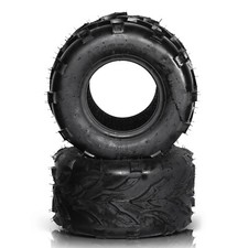 Two 16x8-7 Sport ATV Go-Kart Tires All Terrain 4 Ply Tubeless 16x8x7 16 8 7 picture