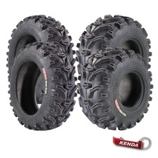Kenda Bear Claw Front 22x7-11 & Rear 22x12-9 ATV, UTV, or SXS Tires w/ Keychain picture