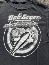 Vtg Bob Seger Europe Tour Shirt Adult Short Sleeve BL2.487 picture