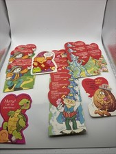 Lot of 23 Vintage Die-cut School Valentine Cards Vibrant Colors picture