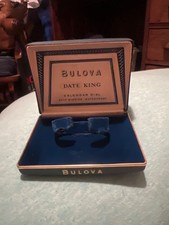 1965 Bulova Date King watch, never worn with original box, keeps time perfectly picture