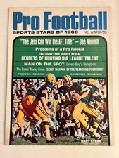 1968 Sports Stars of Pro Football Bart Starr Green Bay Packers GOOD Condition picture