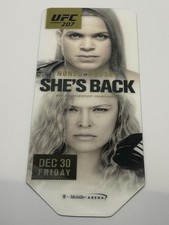 UFC 207 - December 2016 - AMANDA NUNES vs RONDA ROUSEY Full Ticket Stub picture