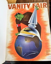 😍 RARE 1935 1936 AUGUST - MARCH VANITY FAIR MAGAZINES CELEBRATED ISSUES HITLER picture