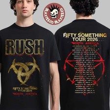 Rush Stage Logo Fifty Something Tour 2026 Graphic T-Shirt S-5XL picture