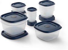 Rubbermaid Easy Find Lids 26 Piece Food Storage Container Set Blue Color picture