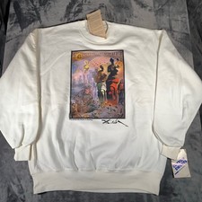 Vintage Salvador Dali Crewneck Mens XXL Art Sweatshirt Hallucinogen Deadstock 90 picture