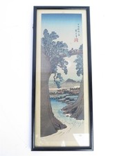 Utagawa Hiroshige Koyo Saruhashi Monkey Bridge in Kai Showa Woodblock 6.5