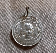 Antique Holy Childhood Association Suffer Little Children Religious Medal. picture