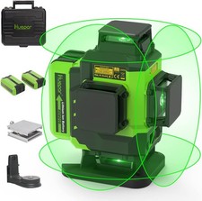 Huepar 4D Self-leveling Cross Line Tiling Floor Laser with 2 Li-ion Batteries picture