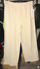 Athleta Endeavor Women’s L Beige Relaxed Pull-On Pants Breathable Quick Dry picture