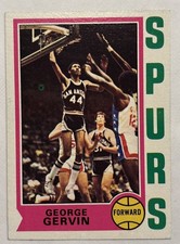 1974-75 Topps #196 George Gervin HOF Rookie Card RC San Antonio Spurs picture