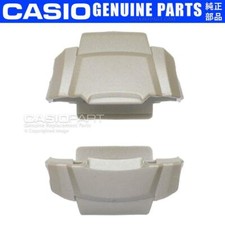 2 PCS GENUINE CASIO MTG-900D Band Cover End Piece Connectors 12H 6H Grey Resin picture