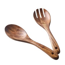 Muso Wood Acacia Salad Servers, 10-inch, Set of 2 picture